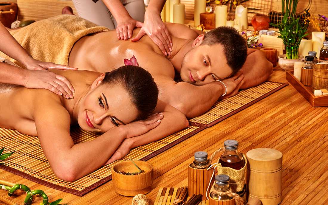 Sensual soapy massage